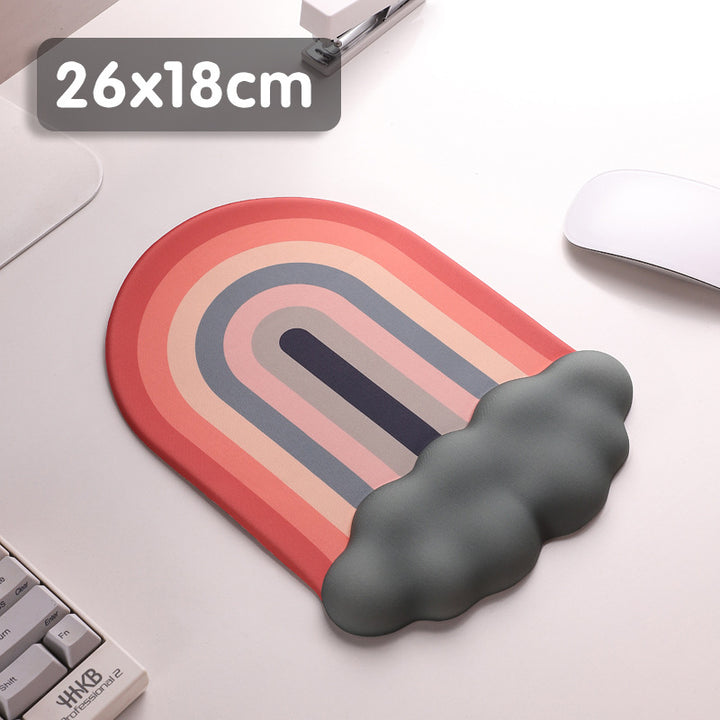 Rainbow-Themed Gel Mouse Pad