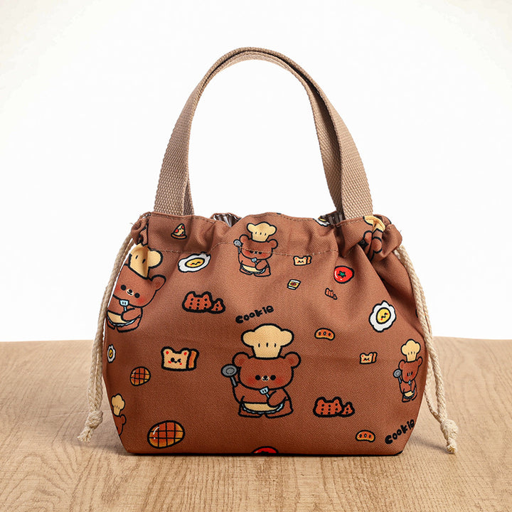 Drawstring Cat-Themed Storage Bag Stornfield