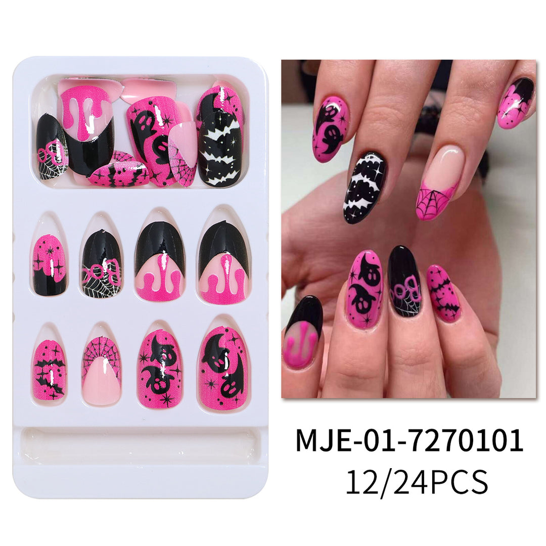 Artistic Abstract Press-On Nail Set Stornfield