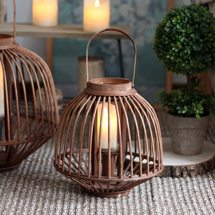 Decorative Rattan Lantern Stornfield