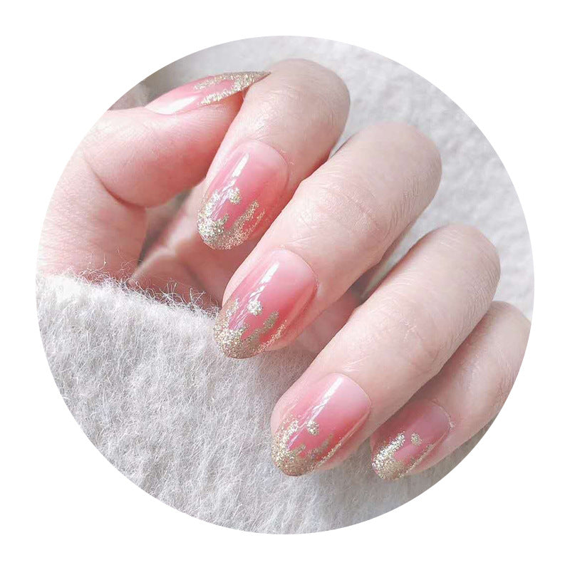 Elegant Glossy Press-On Nail Tips Stornfield