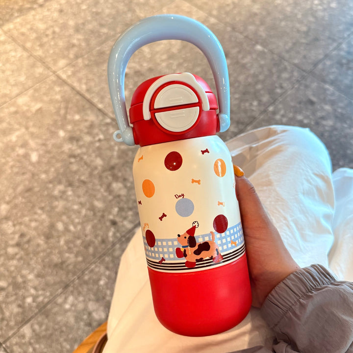 Women's water bottle with interactive animal design Stornfield