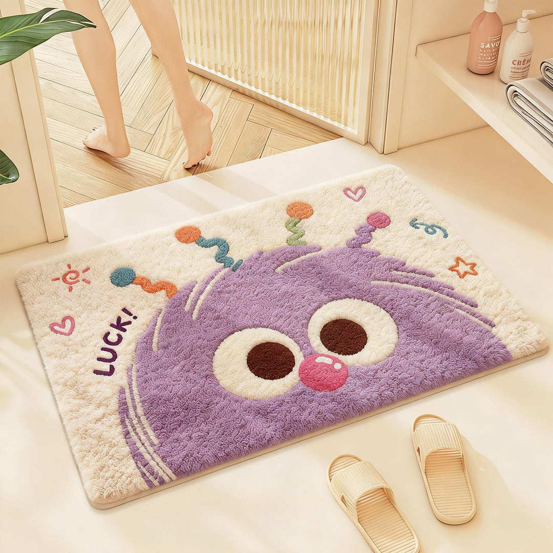 Animal-Themed Plush Bath Mat