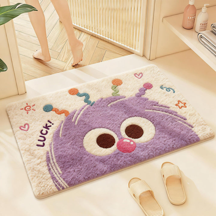 Animal-Themed Plush Bath Mat