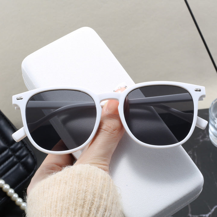 Ladies fashionable sunglasses with transparent frame and elegant design Stornfield