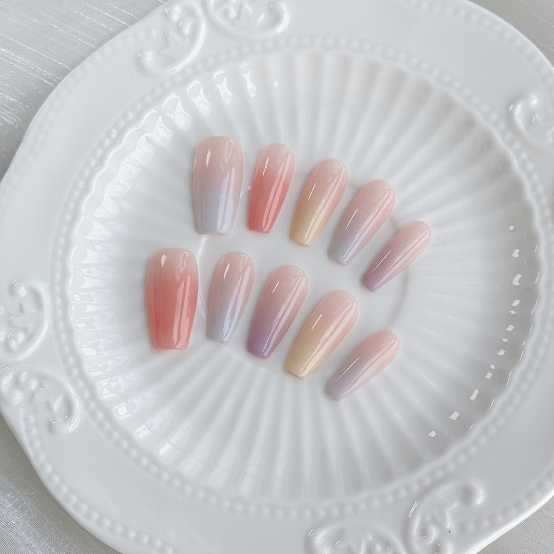 Ombre Press-On Nails Set