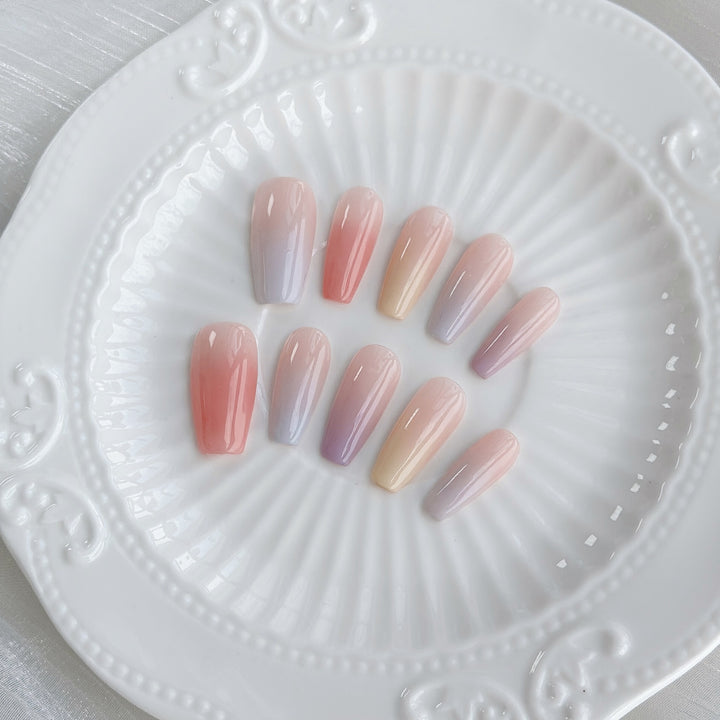 Ombre Press-On Nails Set