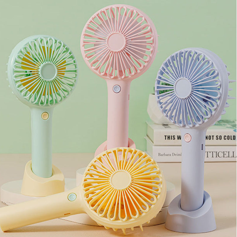 Women's portable mini table fan with LED lighting Stornfield