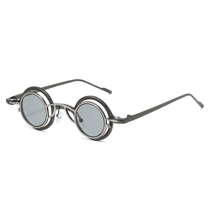 Fashion-Forward Circular Frame Sunglasses Stornfield