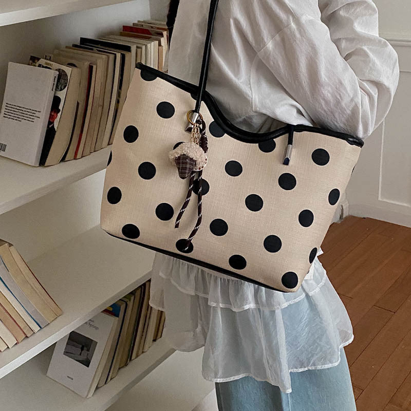 Polka Dot Weekend Tote Bag
