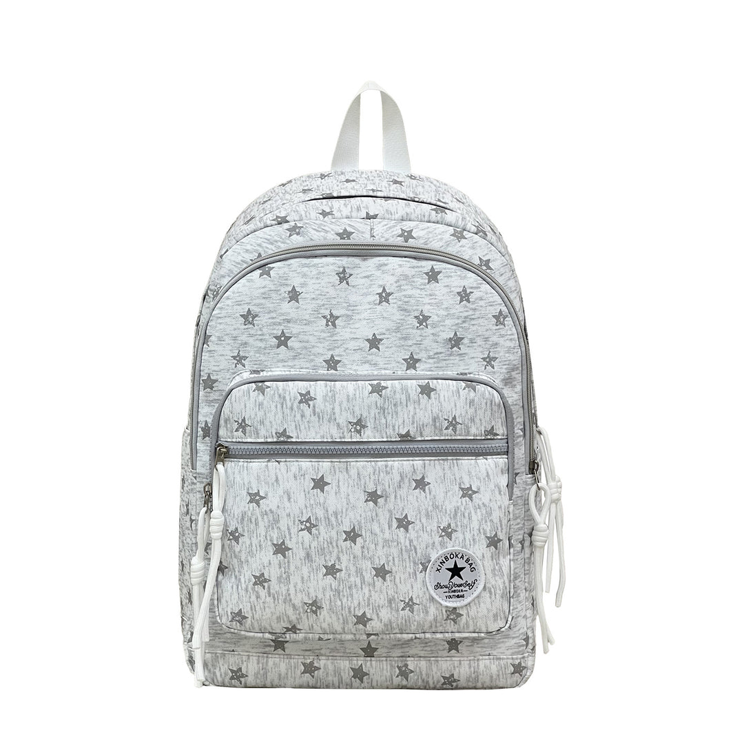 Star-Embellished Casual Backpack Stornfield