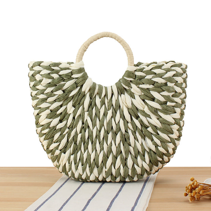 Handbag Made of Handmade Woven Material with Modern Design Stornfield