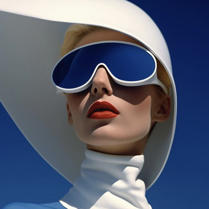 Ladies stylish sunglasses in futuristic style Stornfield