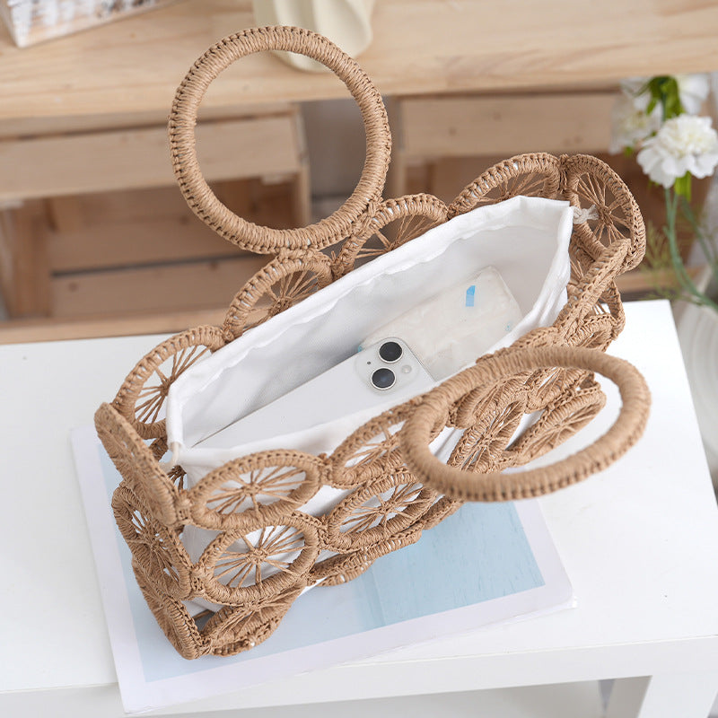 Handbag with elaborate circular details Stornfield
