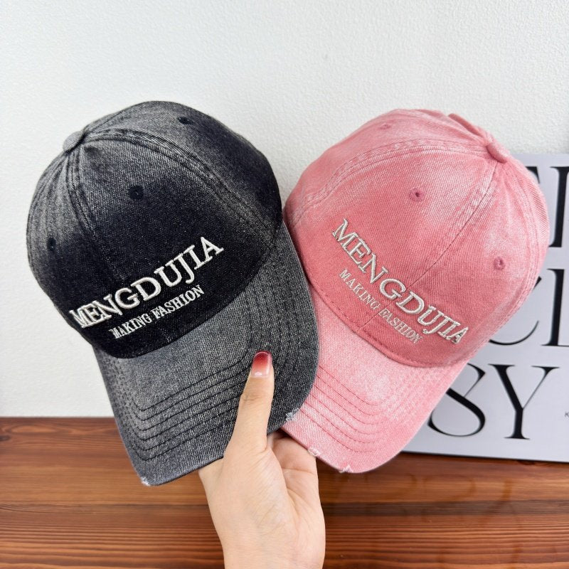 Men's Distressed Denim Baseball Cap Stornfield 1784270408