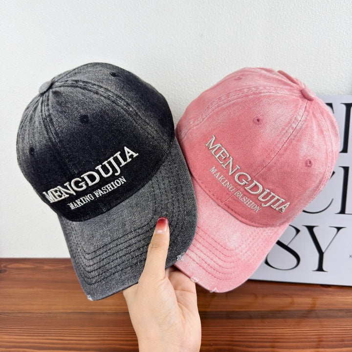 Men's Distressed Denim Baseball Cap Stornfield 1784270408