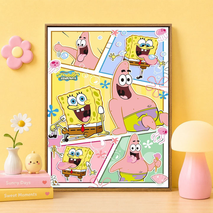 Cartoon Character Themed Wall Art Print Stornfield