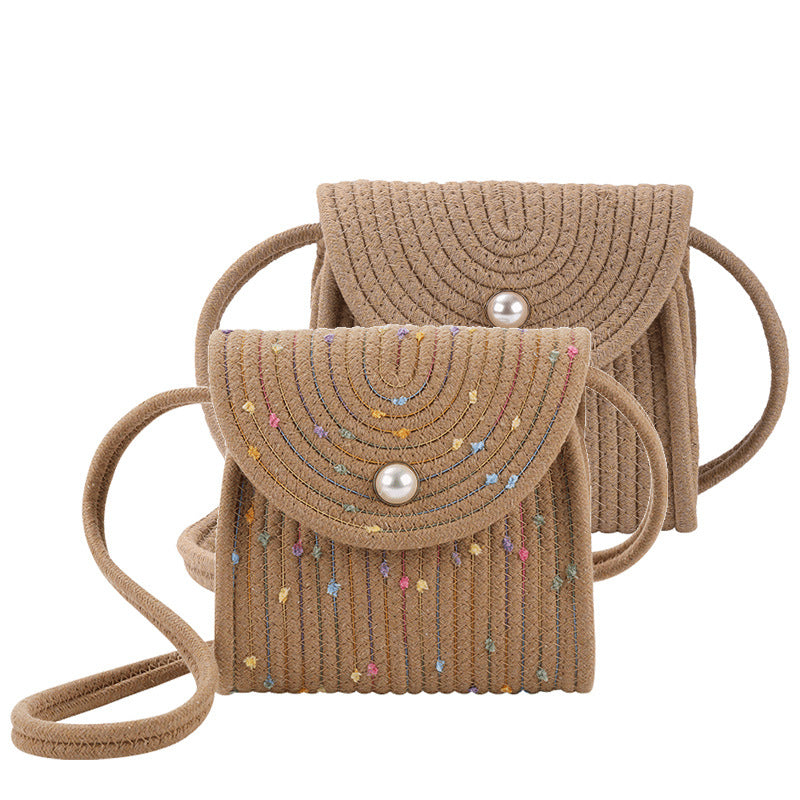 Women's Fashion Shoulder Bag with Decorative Pearl Closure Stornfield