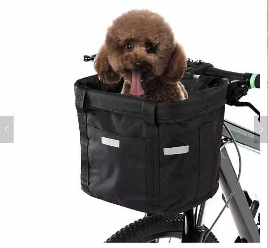 collapsible insulated front bike basket with quick-release mounting and waterproof liner Stornfield