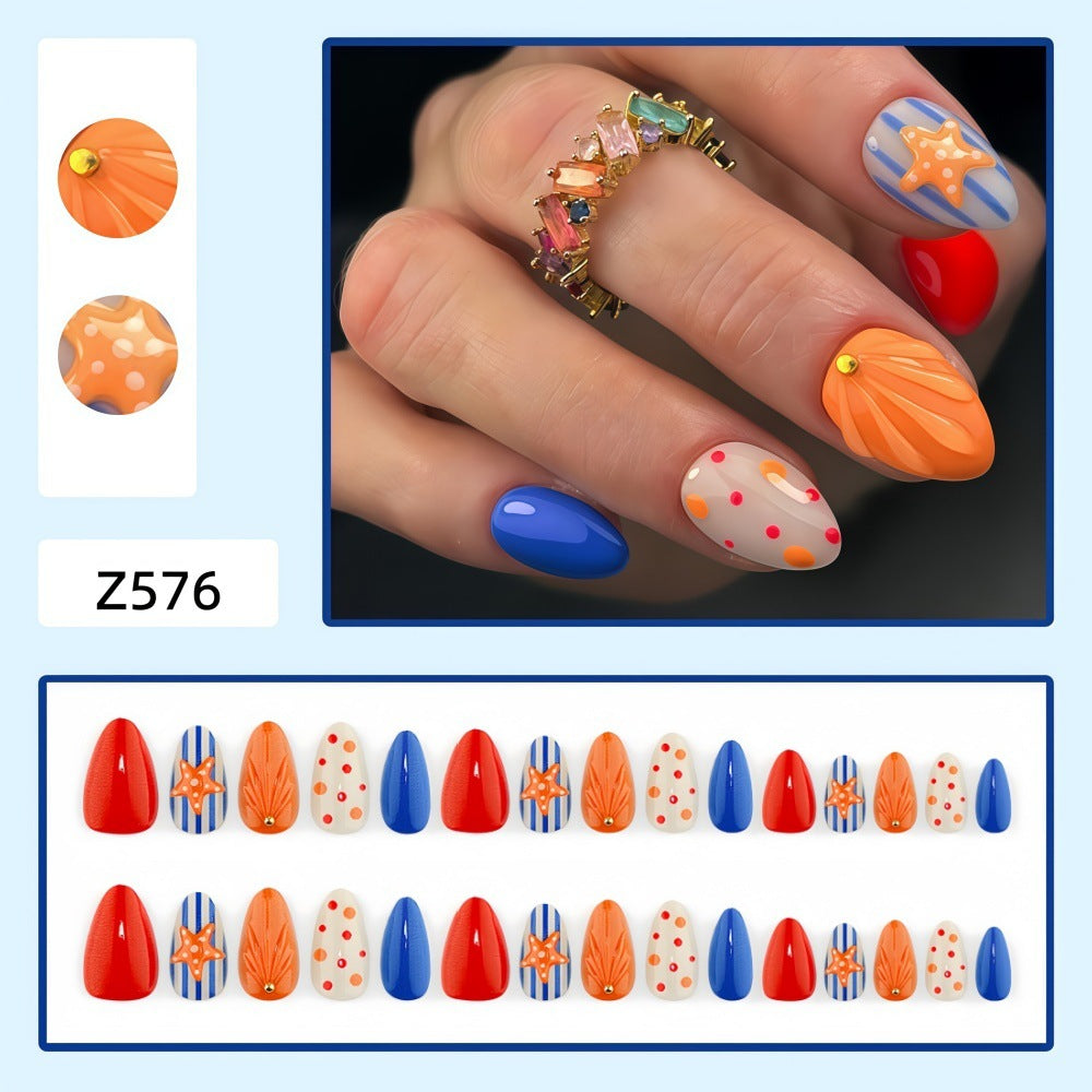 Artificial nails in playful summer design Stornfield