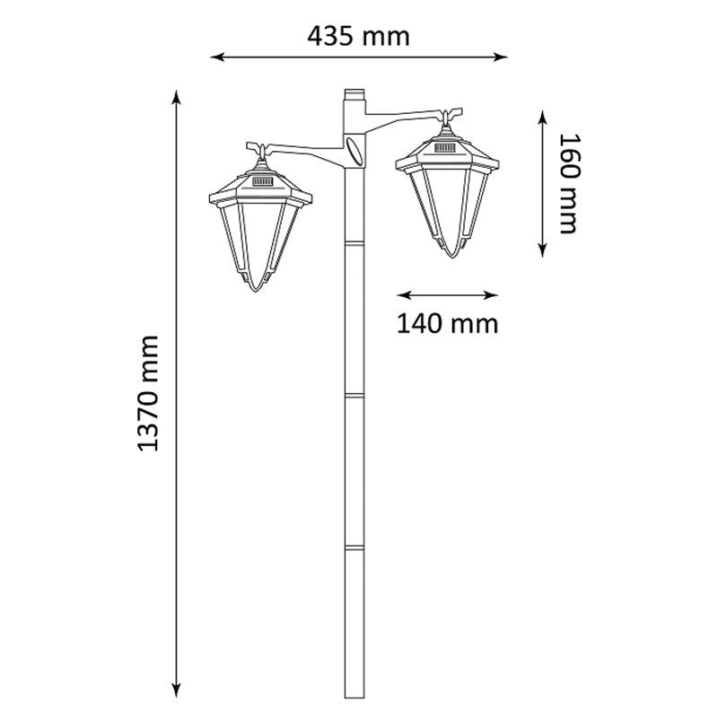 Solar-Powered Garden Pathway Lights