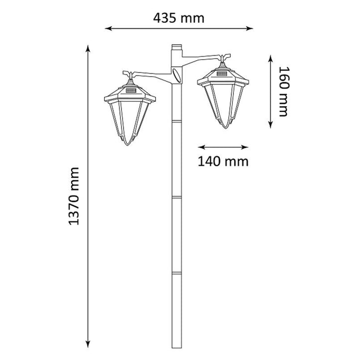 Solar-Powered Garden Pathway Lights