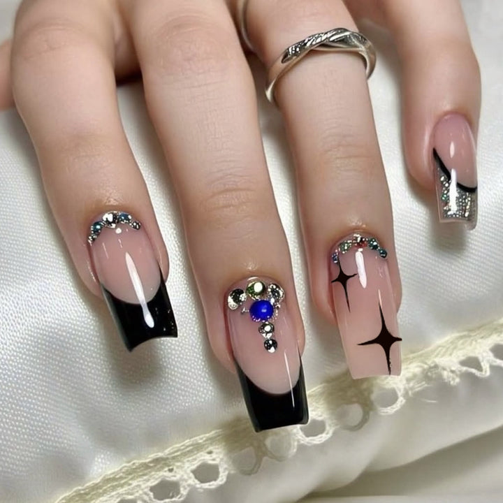 Glamorous Decorative Acrylic Nail Art Extensions Stornfield