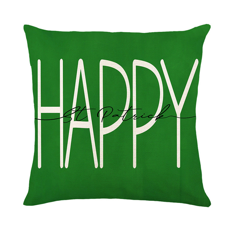 Square Decorative Plaid Linen Cushion Cover