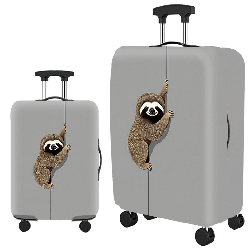 Tropical Leaf Print Hard Shell Luggage Stornfield