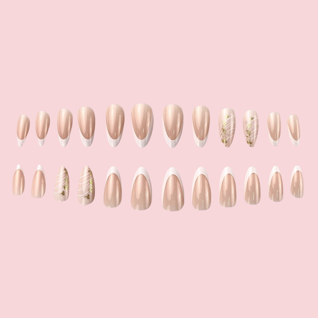 Elegant French Tip Nail Art Design Stornfield