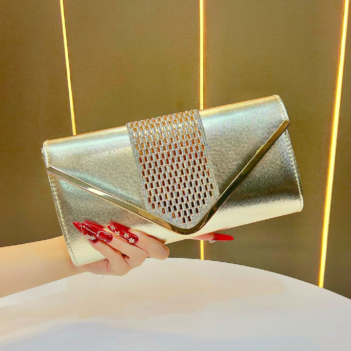 Elegant Metallic Clutch
