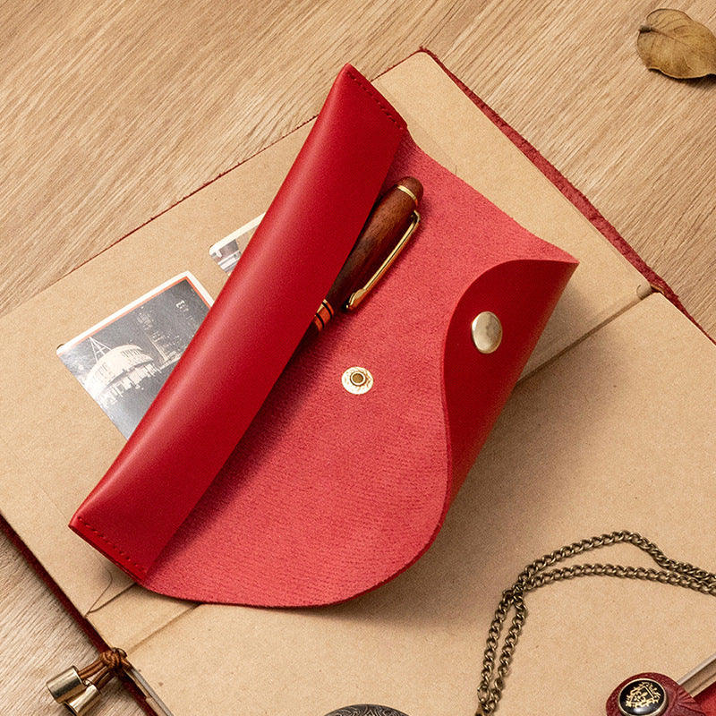 Leather Pencil Roll Case Stornfield