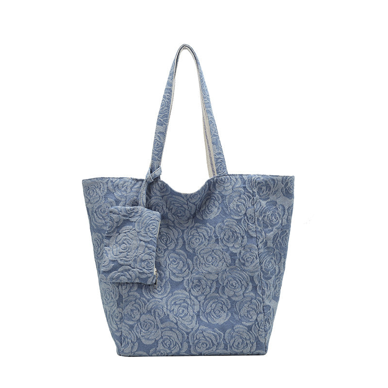 Large shopping bag with floral design Stornfield