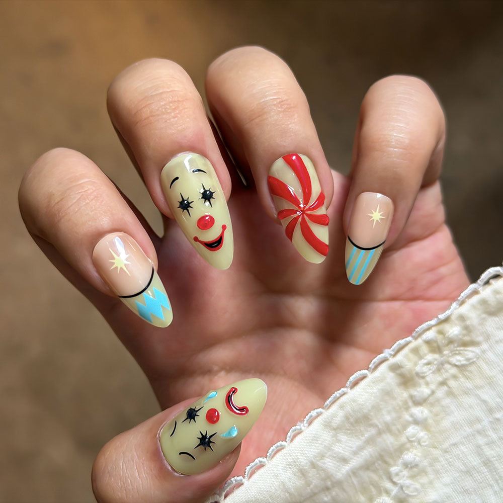 Whimsical Character-Inspired Press-On Nail Set Stornfield