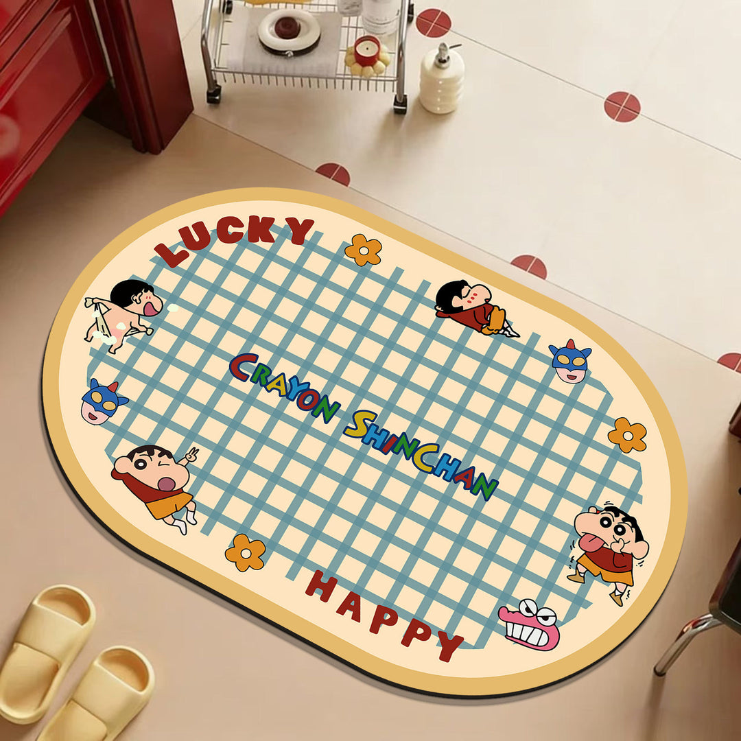 Cartoon Character Bathroom Mat