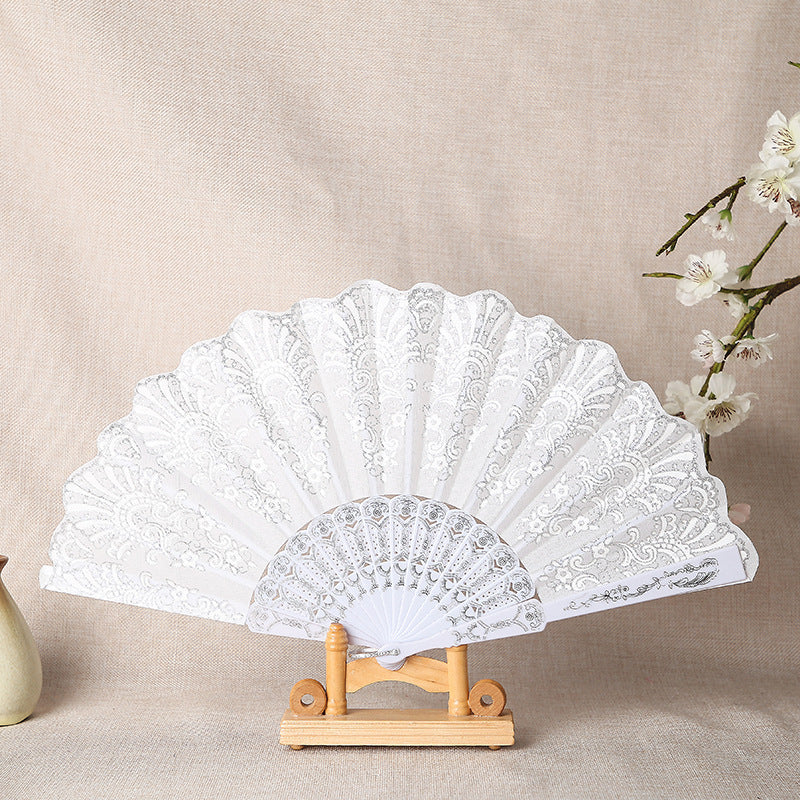 Ladies elegant lace fan Stornfield