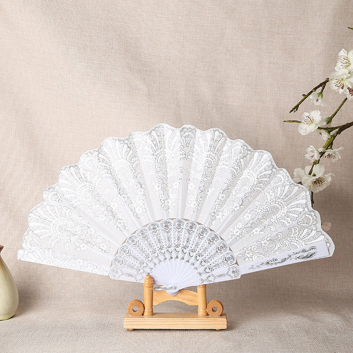 Ladies elegant lace fan Stornfield