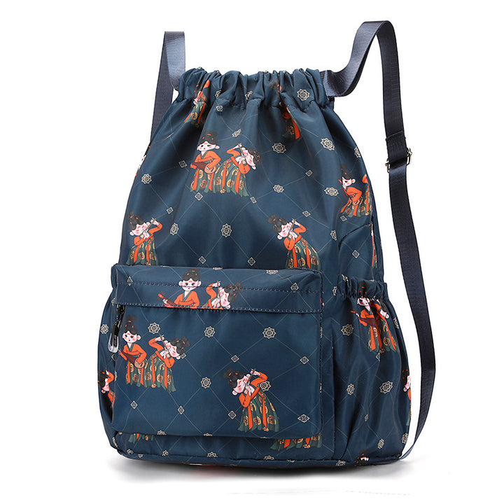 Fun Cartoon Print Drawstring Backpack Stornfield
