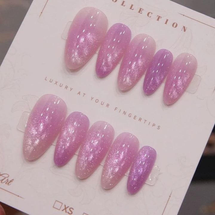 Shimmering Ombre Press-On Nails