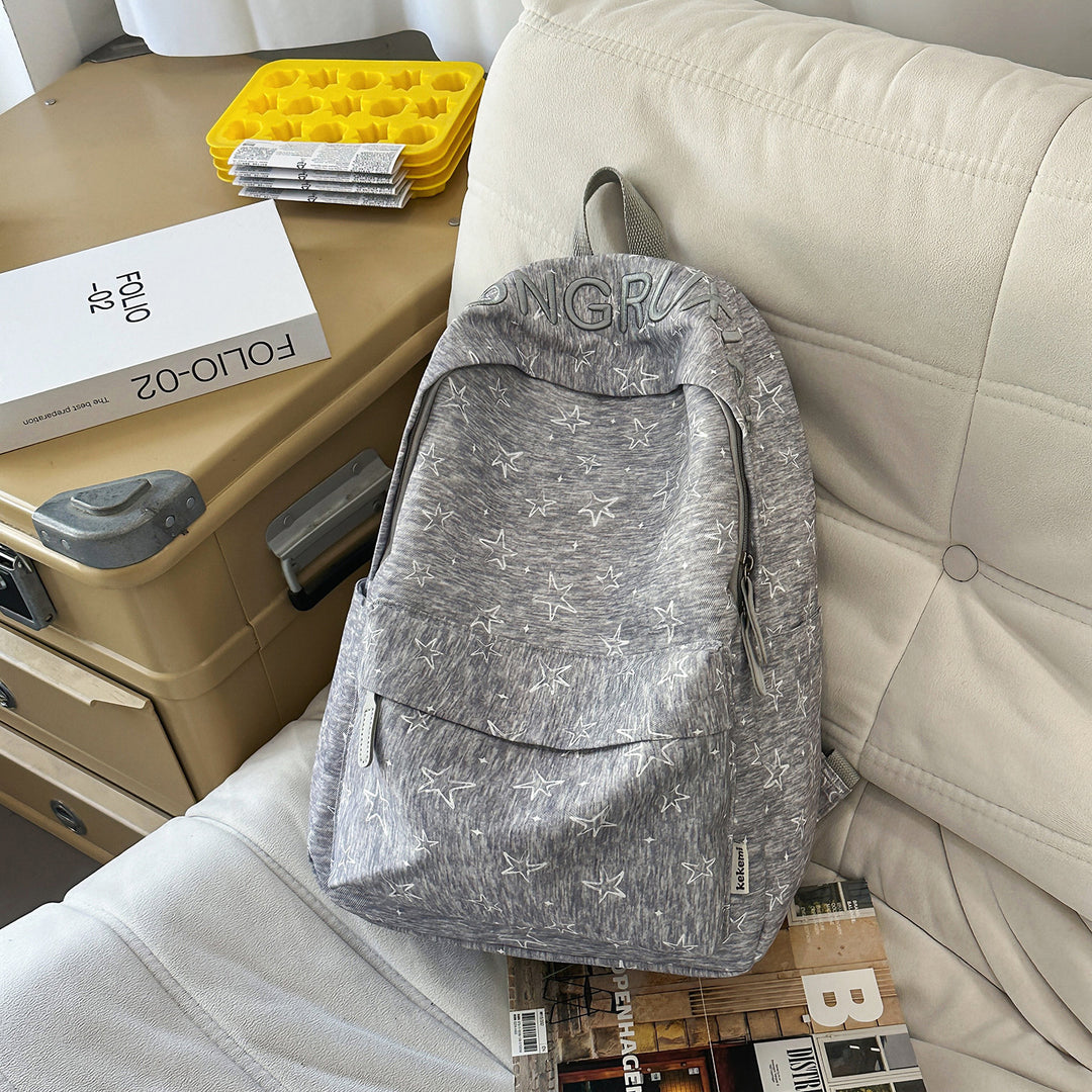 Star-Patterned Casual Backpack Stornfield 1791205253