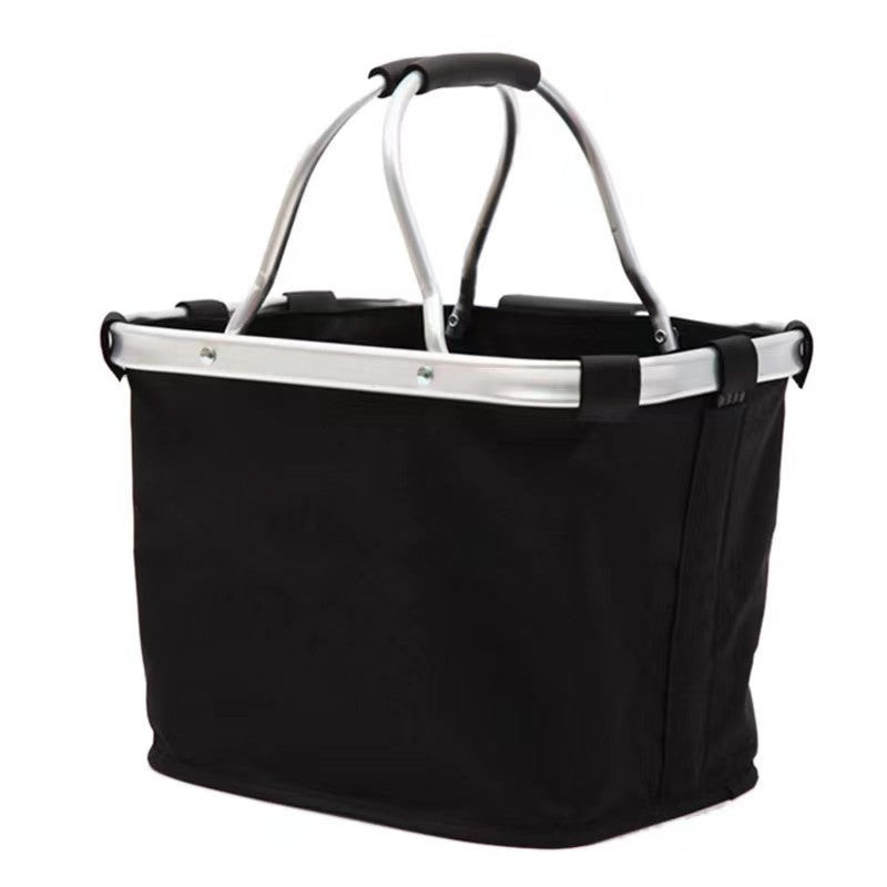 collapsible insulated front bike basket with quick-release mounting and waterproof liner Stornfield