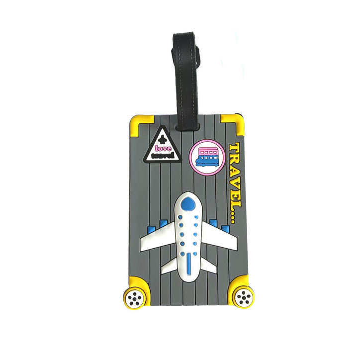 Unisex luggage tag in creative airplane design Bowlift