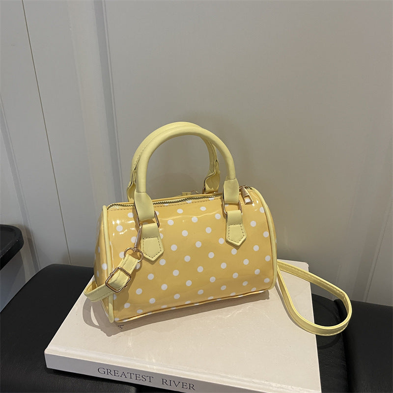 Polka Dot Handheld Satchel
