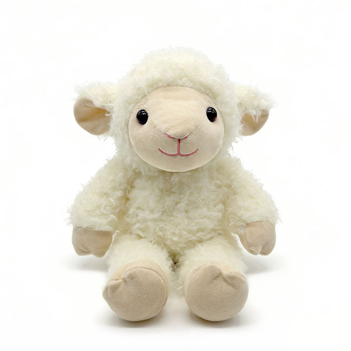 Plush Cow Cuddle Companion with Soft Faux-Fur, Embroidered Face & Huggable Snout Stornfield