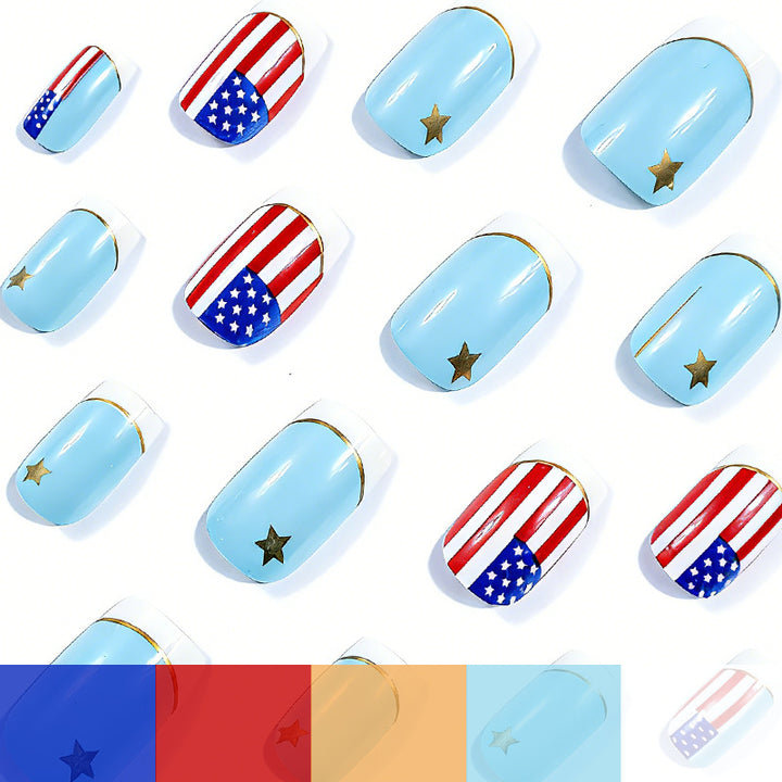 Patriotic Themed Nail Art Stornfield