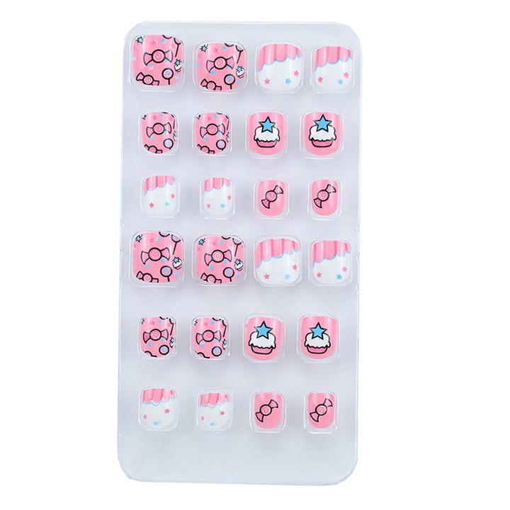 Playful Cartoon Animal Press-On Nail Set Stornfield