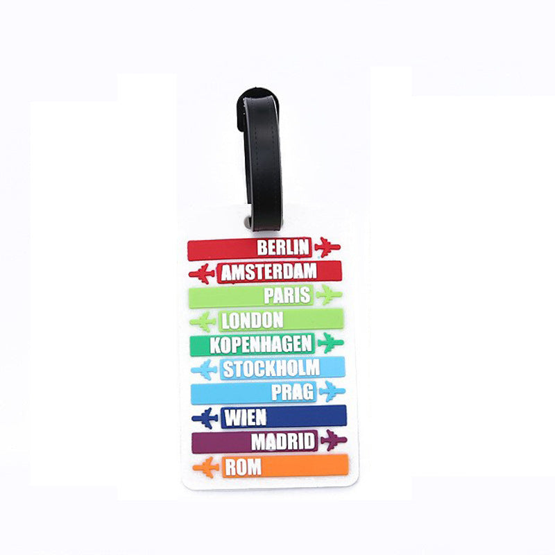Unisex Luggage Tag with City Motifs Bowlift