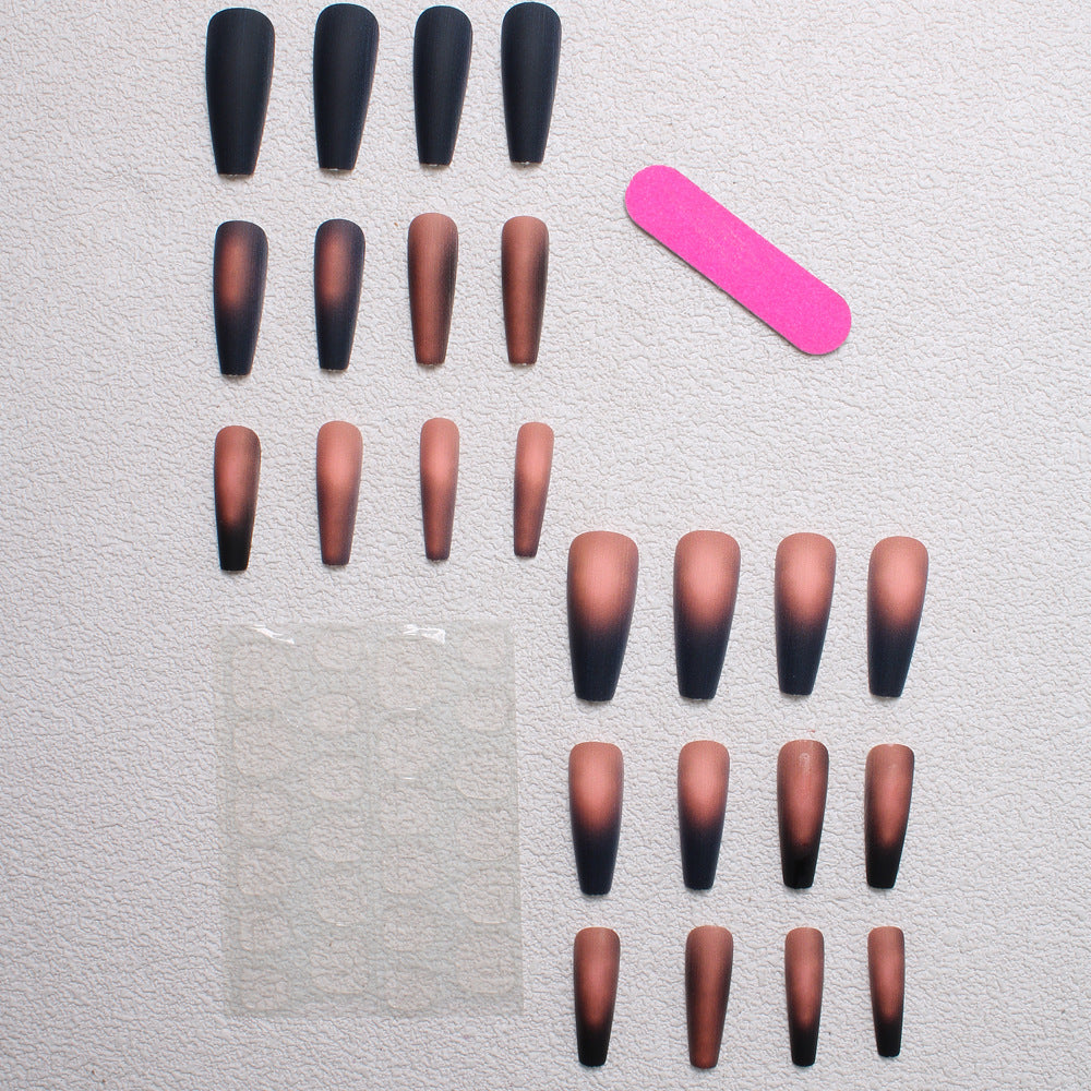 Matte Ombre Stiletto Press-On Nails Stornfield