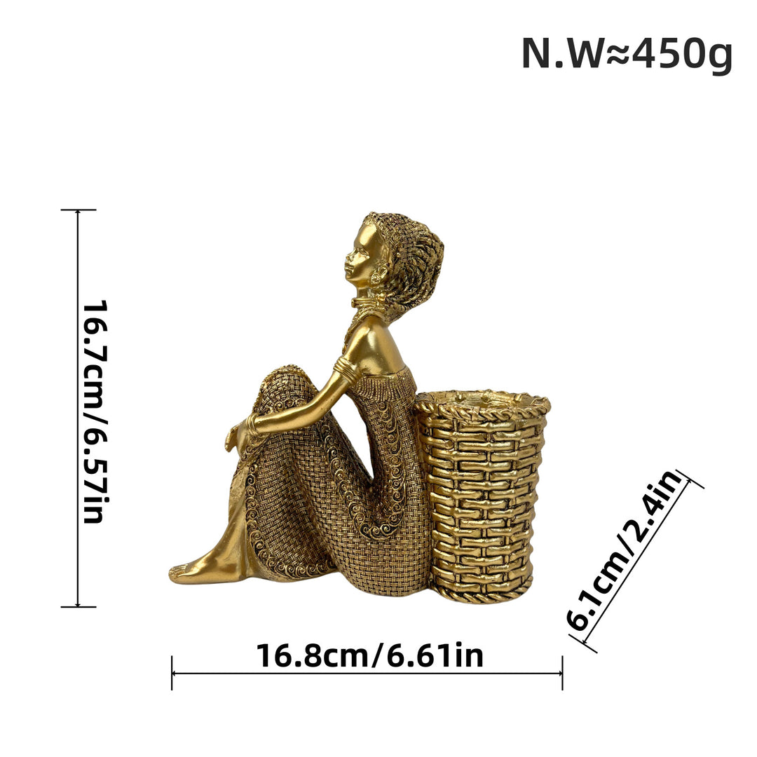 Decorative deer figure with glitter details Stornfield