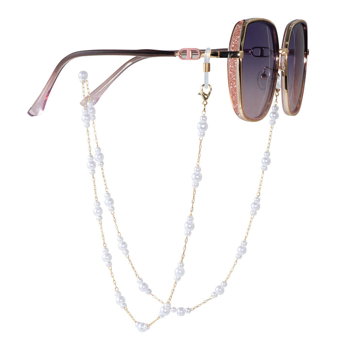 Pearl-Linked Eyewear Holder Stornfield